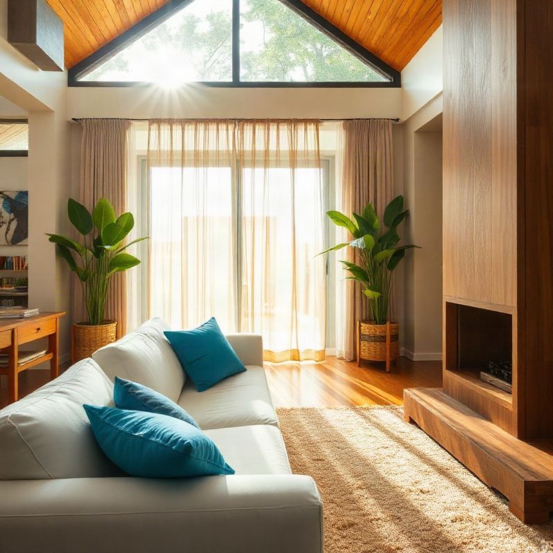 Sala de estar residencial de alto padrão em Florianópolis